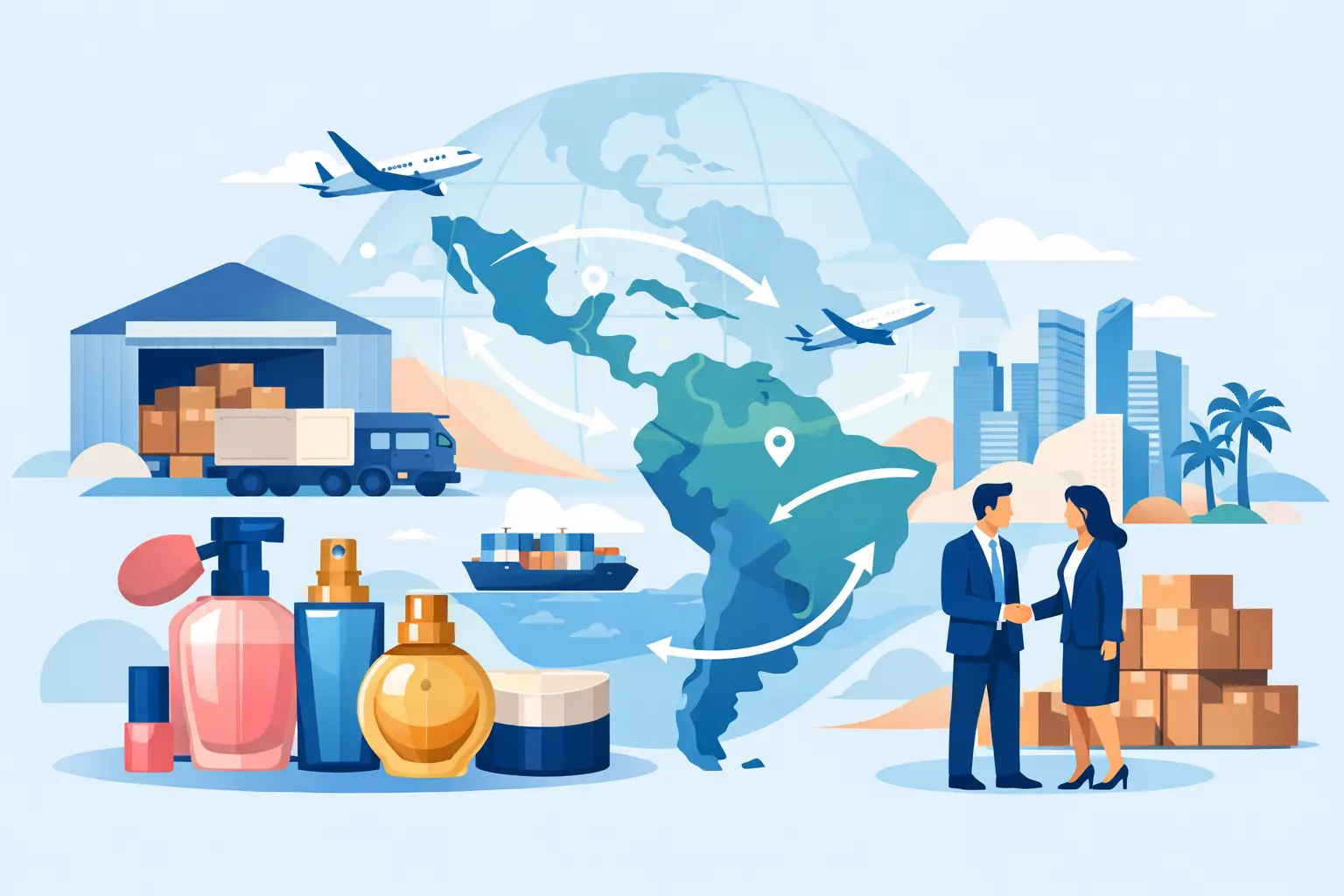 Distribución de perfumes al por mayor en LatAm