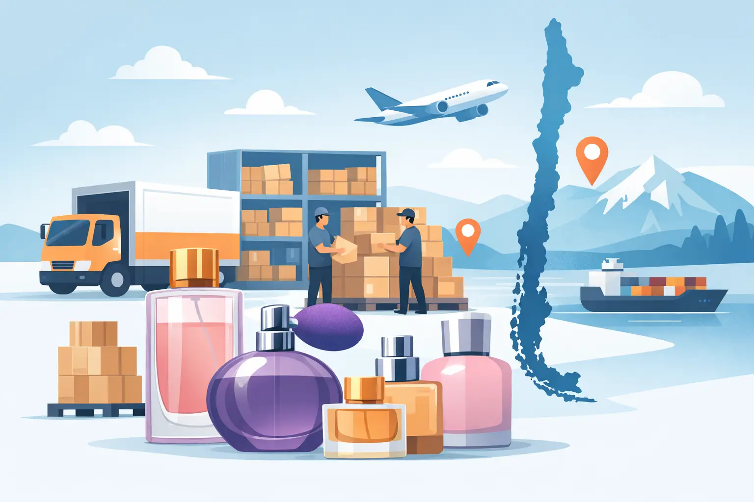 Distribución mayorista de perfumes en Chile